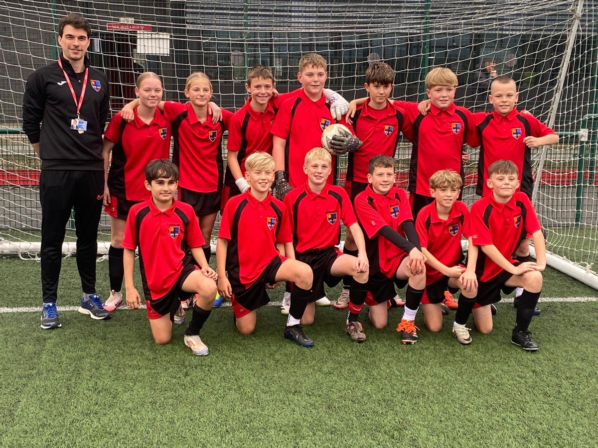 CardinalAllenPE's tweet photo. A massive congratulations to our Y7 Football team who were triumphant in the Wyre and Fylde Football Final. Everyone of them had a fantastic game and represented our school beautifullly. 👍⚽️#schoolfootball #ltmck #livingtomakechristknown #cardi https://t.co/AFVXCBJdVn
