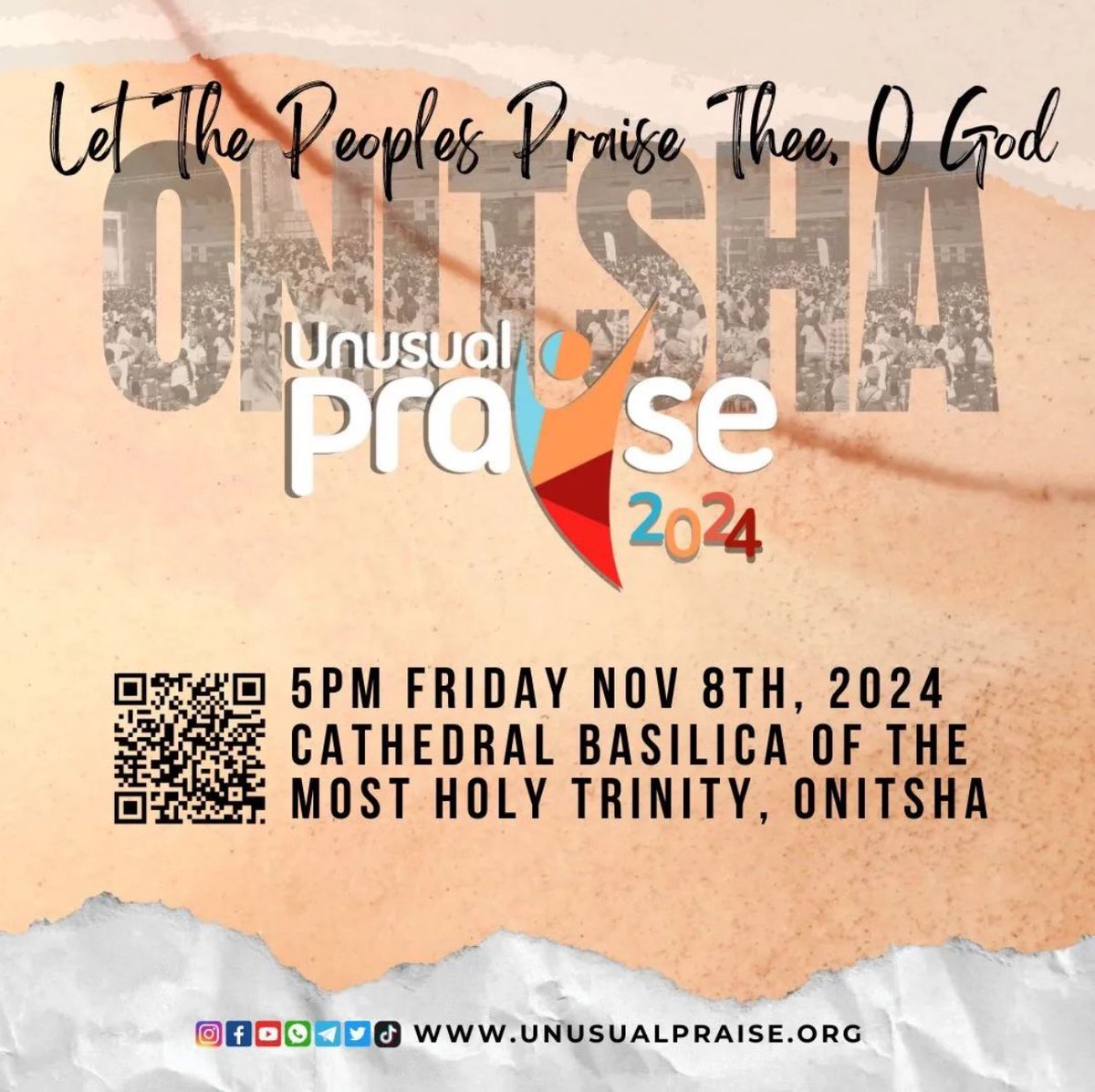 See you there. 

It has been an unusual year that needs unusual praise for having made it this far.