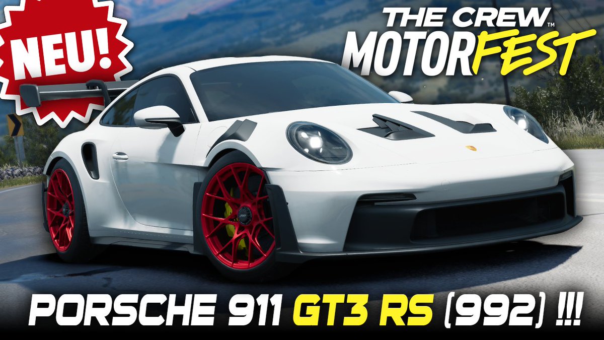 Das 2. Jahr und damit Season 5 von THE CREW MOTORFEST steht an. Der Porsche 911 GT3 RS (992) ist sicherlich zu Beginn gleich eines der größten Highlights!! 🔥♥️🥳

▶️ youtu.be/rYW5-bN4uOU

#TheCrewMotorfest #TCM #TheCrew #UbisoftPartner