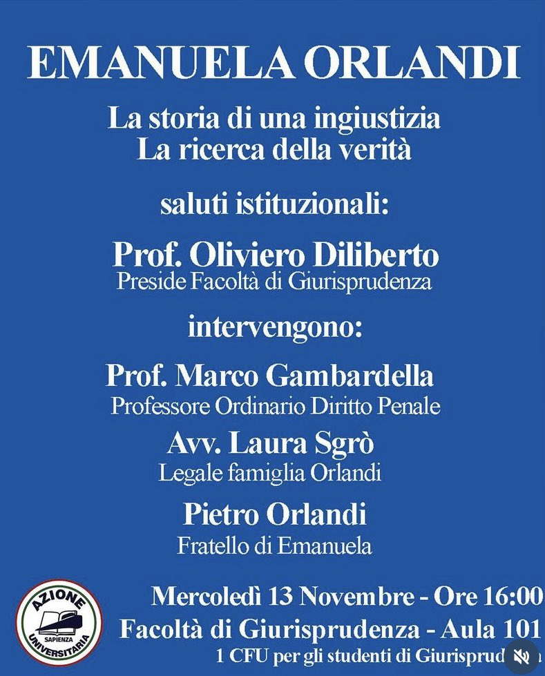 #EmanuelaOrlandi <a href="/pietroorlandi/">Pietro Orlandi</a> <a href="/LS_LauraSgro/">Laura Sgrò</a>