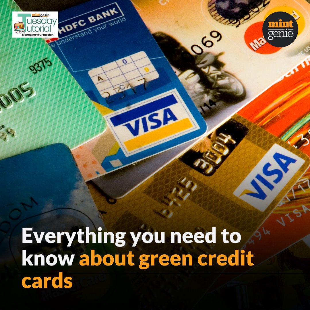 livemint's tweet image. #MintGenie 🧞 | 💳🌍 Make every swipe count! In today's world, even your credit card can drive change. Opt for a green credit card and leave a positive impact on the environment with every transaction! 🌱
Check out more on this edition of #TuesdayTutorial 🗞️…