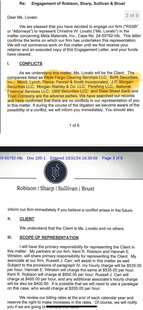 palikaras's tweet photo. IMPORTANT- Docket filling 105 and 105-1. The targets have been identified and revealed (for the first time since the internal report). Check out these namesโฆ I am excited and thankful for Trustee Lovato and RSSB taking these cases on. #justice4all https://t.co/6qU5Yd0QOV