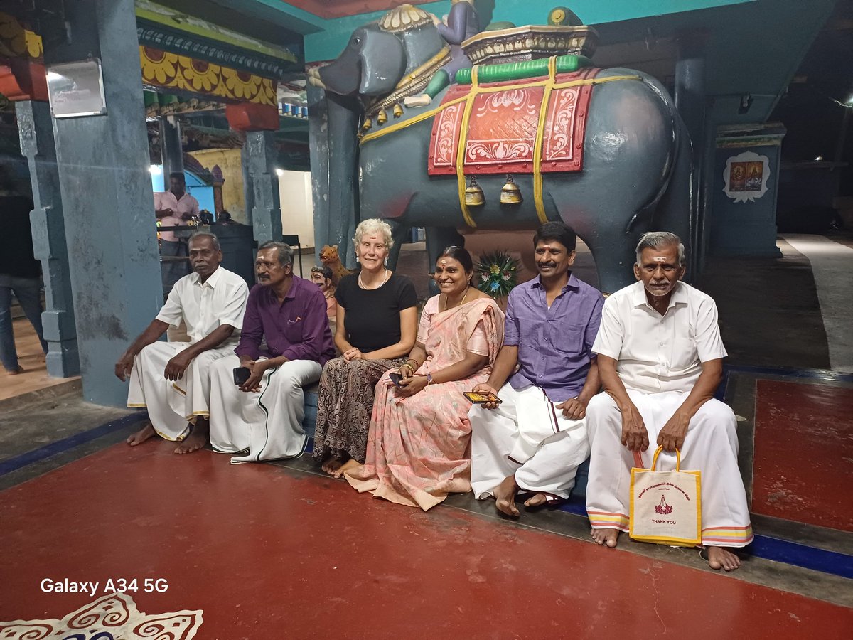 Residents of Thulasendrapuram village pray for # KamalaHarris #USElection2024