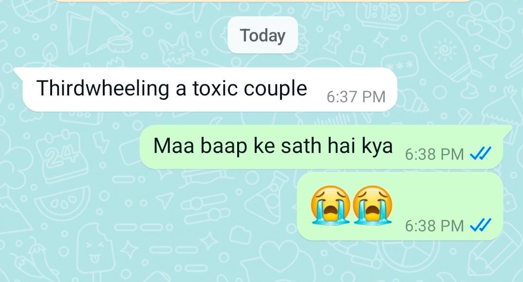 Sakshiisanerd's tweet photo. when you let your intrusive thoughts win https://t.co/XNdH7YggFv