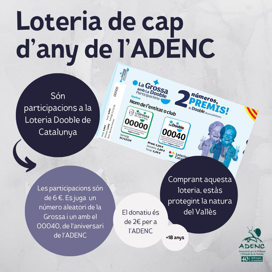 És per pagar l'advocat del contenciós que tenim en marxa Plataforma Cerdanyola sense Abocadors-Refem-ADENC sobre el PDU del Direccional-abocadors. Si voleu col•laborar, la podeu adquirir al Bar Grau