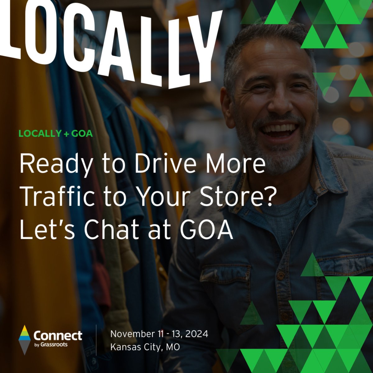 The countdown begins! 

Locally is gearing up for Grassroots Connect, where brands and retailers connect!  We’re excited to share how our real-time inventory solutions can drive success for your business. 

#GrassrootsConnect #RetailInnovation #OutdoorIndustry #ShopLocal #Locally