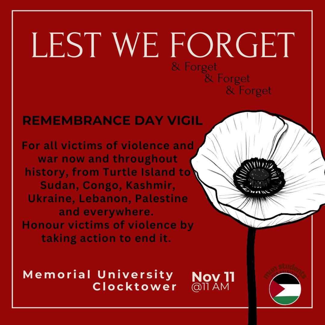 MUN Students 4 Palestine tweet media