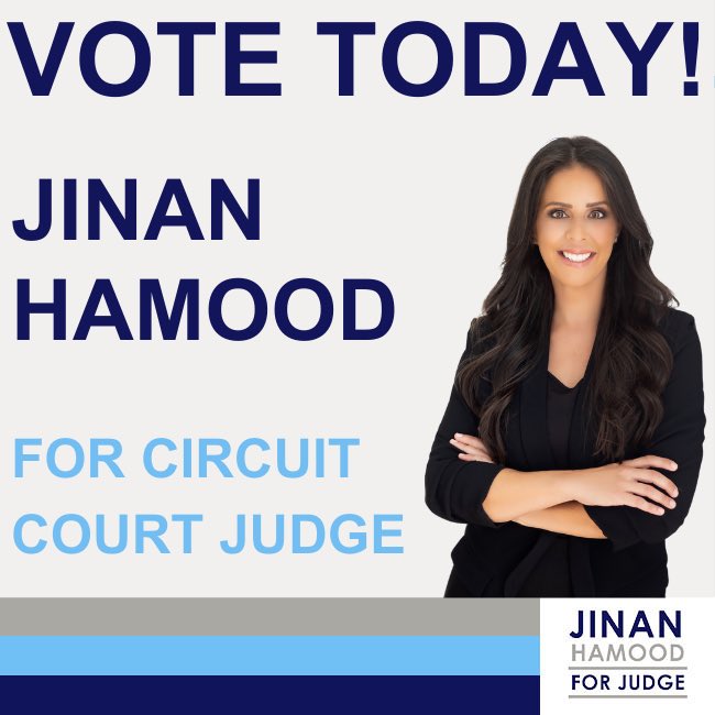 CynthiaForA2's tweet image. If you are ready to bring experienced leadership and compassionate service to our Circuit Court Bench, then please vote Jinan Hamood for Circuit Court Judge on November 5.