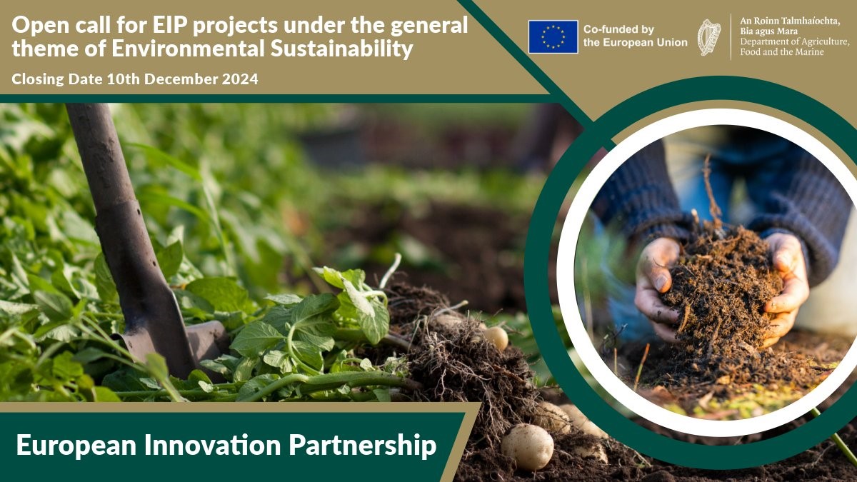 An open call for #EIP projects under the general theme of Environmental Sustainability has been announced. 

Selected projects will be funded for 3-5 years, with a maximum budget allocation of €1,750,000 per project.

Read more: capnetworkireland.eu/call-for-envir… 

#capnetworkireland