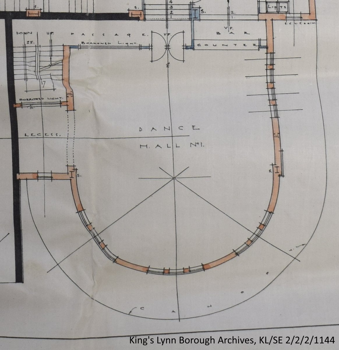 storiesoflynn's tweet photo. These are the building control plans for an alteration of St James’ Cinema dating from November 1933. It added a new entrance foyer and two dances rooms. It wouldn't last long as the cinema burnt down in February 1937 and was not replaced @NorfolkRO https://t.co/gG8wlU4wak