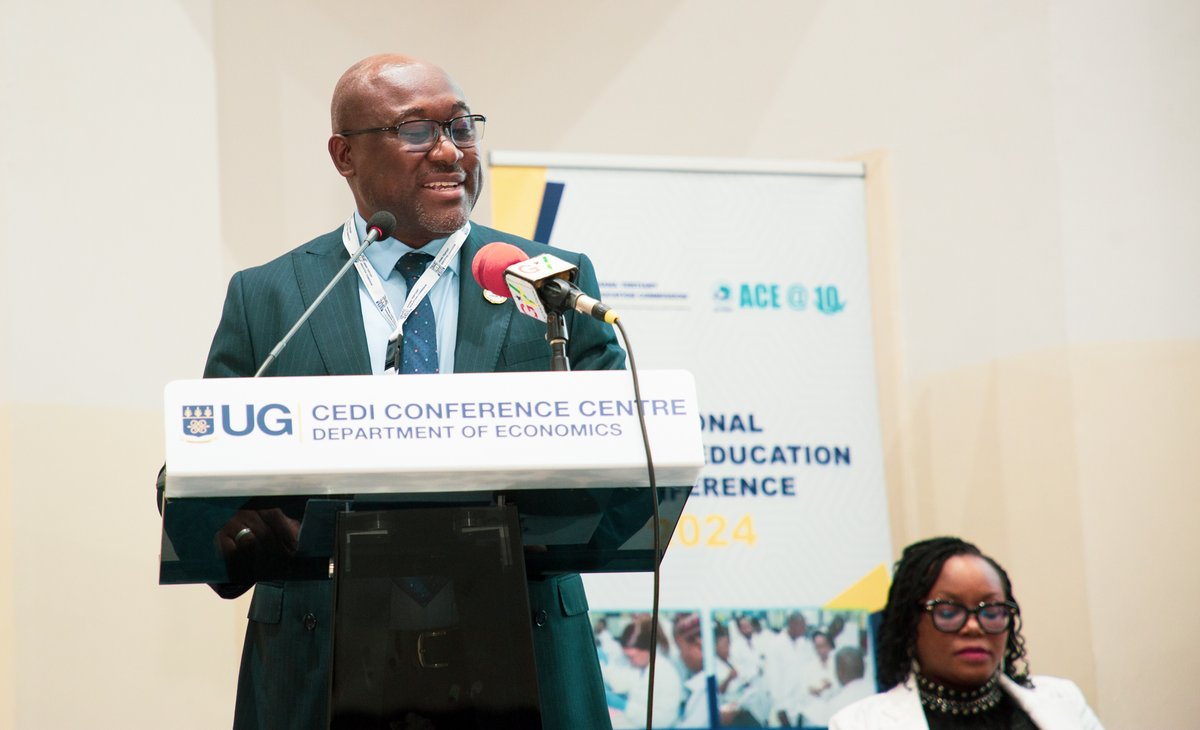 the_ACEProject's tweet image. Prof. Awandare highlights the significance of #ACEImpact in transforming Ghana's tertiary education! With a focus on curriculum development, quality assurance, & research development, Ghana can achieve global competitiveness & graduate employability
#ACEProgram #TertiaryEd #Ghana