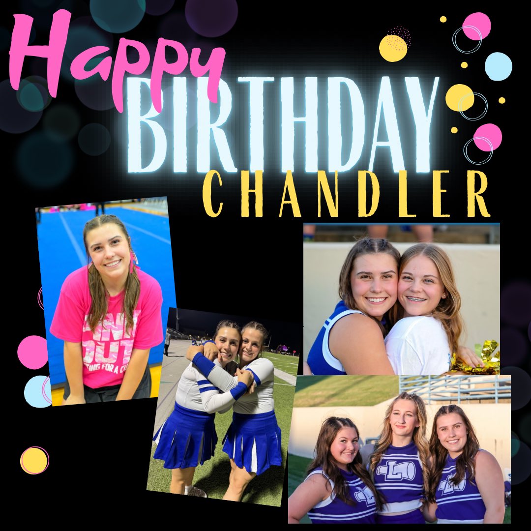 Happy Birthday Chandler! 🥳 We hope you have an absolutely amazing day! 🎉💙