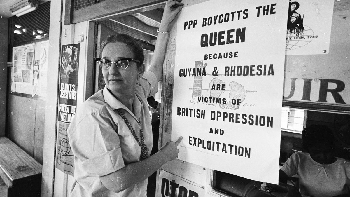 A reminder on this day that the first US woman to become president was Janet Jagan, née Rosenberg. Chicagoan, Marxist, and president of Guyana from 1997-1999