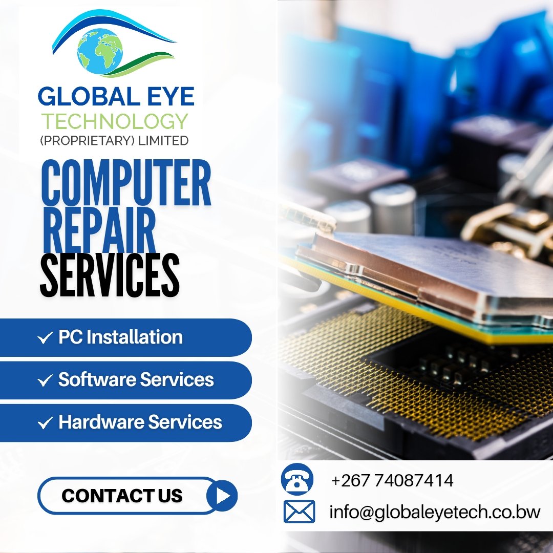 RapsGetech's tweet image. 💻 Tech on Track: Transform Your Computer Today! 💻
Why settle for lagging performance when your device can run like new? Whether it&apos;s a simple tune-up or complex repairs, we’re here to deliver cutting-edge solutions. 🔥

Be In touch
#TechRevamp #SmartPCSolutions #GlobalEyeTech