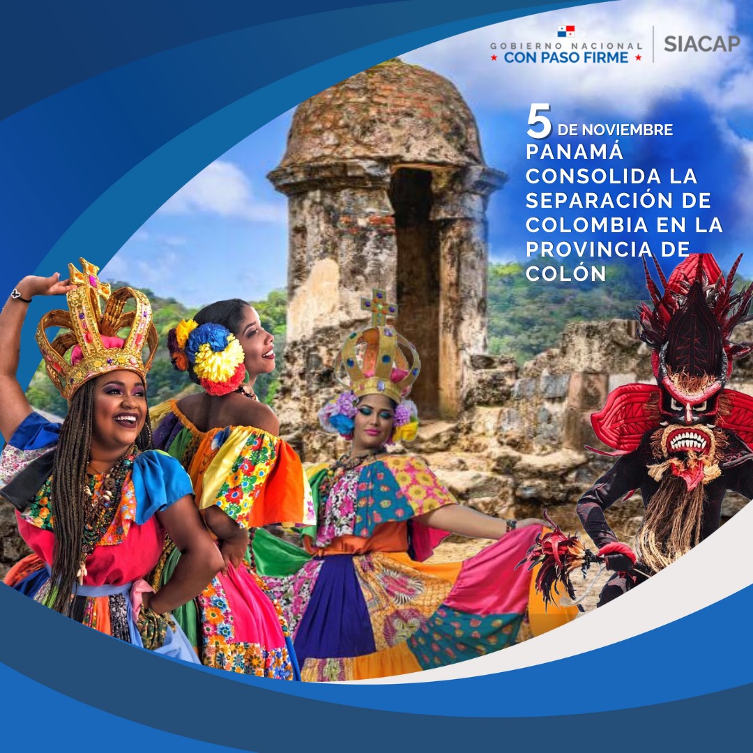 ¡Panamá! Un 5 de noviembre de 1903, consolidó su separación de Colombia en la provincia de Colón. Recordamos este día con honores. #CelebremosLaPatria