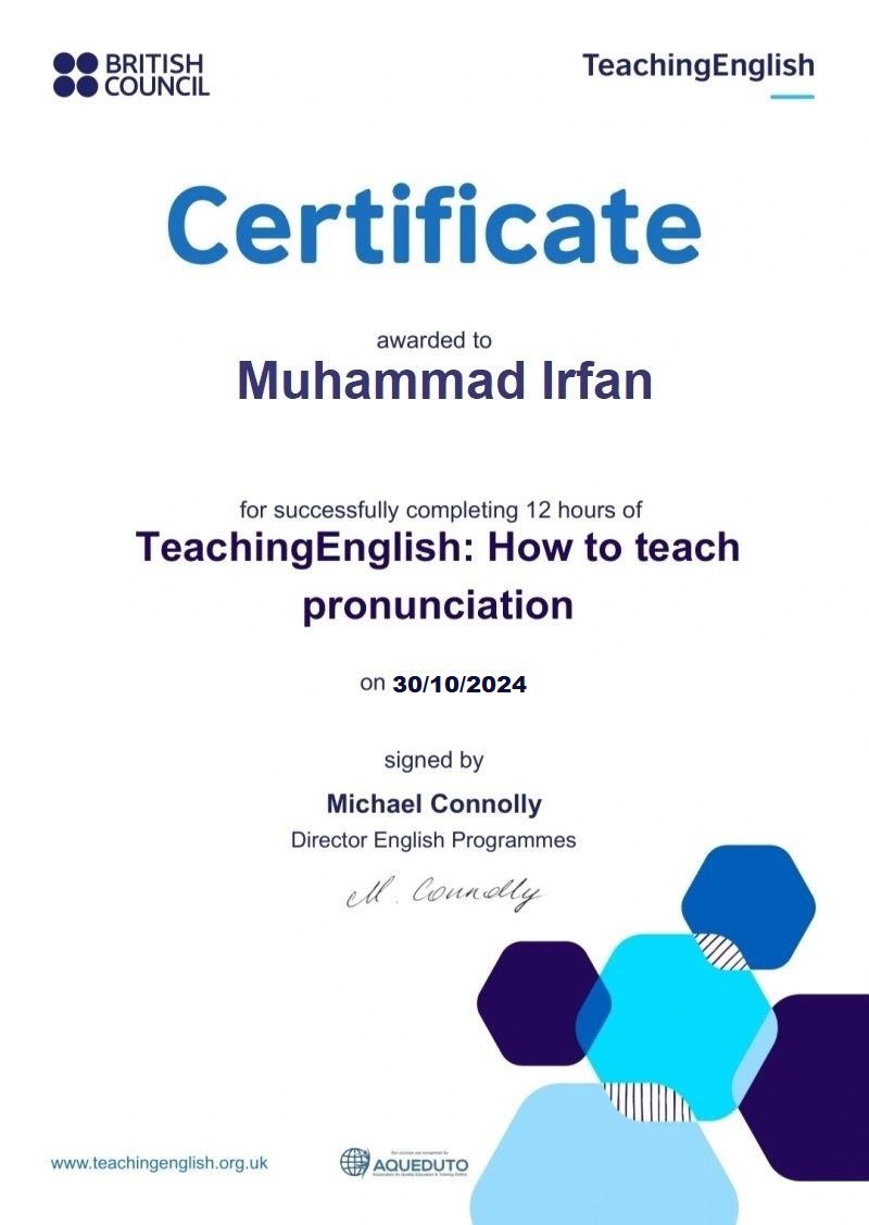 Raja_the_Mentor's tweet image. 🎉 Thrilled to share I’ve achieved a high score in &quot;Teaching Pronunciation&quot; and earned a certificate! Grateful for the support and excited to keep advancing in language instruction! #TeachingSuccess #PronunciationAchievement #LifelongLearning