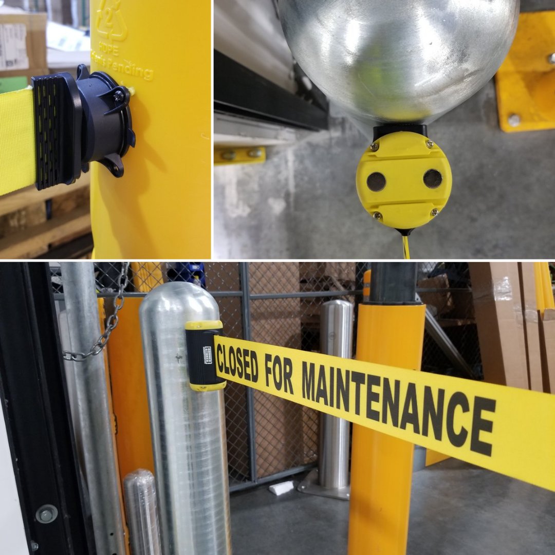 🔎 Safety Product Spotlight: Banner Stakes' Magnetic Line

Our Magnetic Line is unlike any other safety barrier. Uniquely designed with rare earth magnets and suction cups, it easily secures to more surfaces than standard barriers.

Discover more: hubs.la/Q02DY9jl0