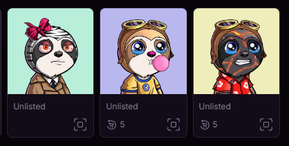 Vella (@cryptotrader85) on Twitter photo Just checked out my <a href="/zkSlothNFT/">zkSloth</a> Baby Sloth NFTs & these are the ones I received.
Two rares & one common baby sloths 🦥🦥🦥
I only minted two so I'm assuming that the third one is from staking OG Sloths on <a href="/zksync/">ZKsync</a> 
Check <a href="/MagicEden/">Magic Eden 🪄</a> & the baby sloth collection to see yours 👇 Just checked out my <a href="/zkSlothNFT/">zkSloth</a> Baby Sloth NFTs & these are the ones I received.
Two rares & one common baby sloths 🦥🦥🦥
I only minted two so I'm assuming that the third one is from staking OG Sloths on <a href="/zksync/">ZKsync</a> 
Check <a href="/MagicEden/">Magic Eden 🪄</a> & the baby sloth collection to see yours 👇