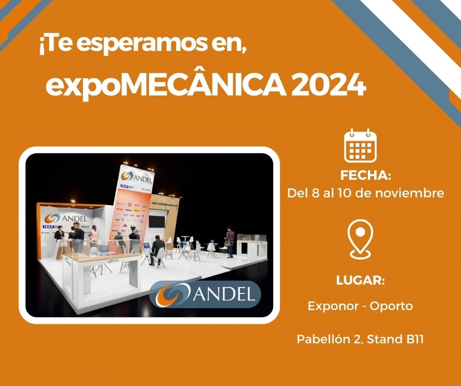 ¡𝗔𝗿𝗿𝗮𝗻𝗰𝗮 𝗺𝗼𝘁𝗼𝗿𝗲𝘀 𝘆 𝗮𝗰𝗼𝗺𝗽𝗮́ñ𝗮𝗻𝗼𝘀 𝗲𝗻 𝗘𝘅𝗽𝗼𝗠𝗘𝗖Â𝗡𝗜𝗖𝗔 𝟮𝟬𝟮𝟰!🚗

 📆 Del 8 al 10 de noviembre.
📍 Exponor, Porto, Pabellón 2, stand B11

 ¡Te esperamos en Porto!

#AndelExpomecanica2024 #Aftermarket #Andel #porto #expomecânica2024