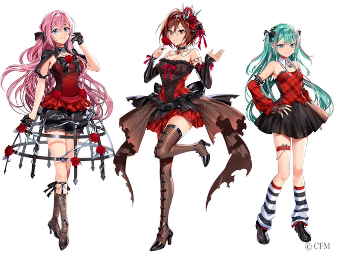 20周年おめでとう!楽天コレクション「MEIKO 20th Anniversary」で描かせていただいためーちゃんカラーのみんな #MEIKO20th #MEIKO誕生祭2024 