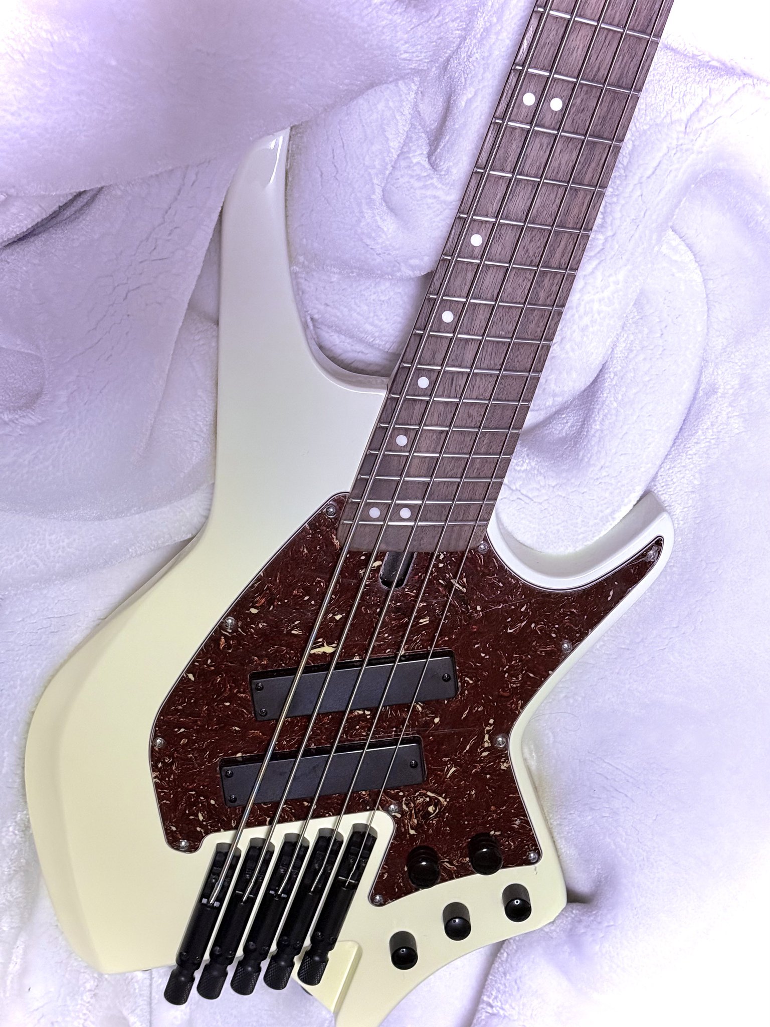 HEX Guitars / NB505 Ivory　5弦　ファンドフレット new】HEX Guitars / NB505 Ivory - Geek IN Box