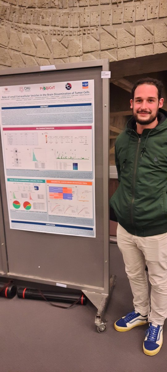 So proud of my PhD student @mathistriquard who present his work at #FSEV meeting in Strasbourg. Congratulation Mathis 👏🏻
