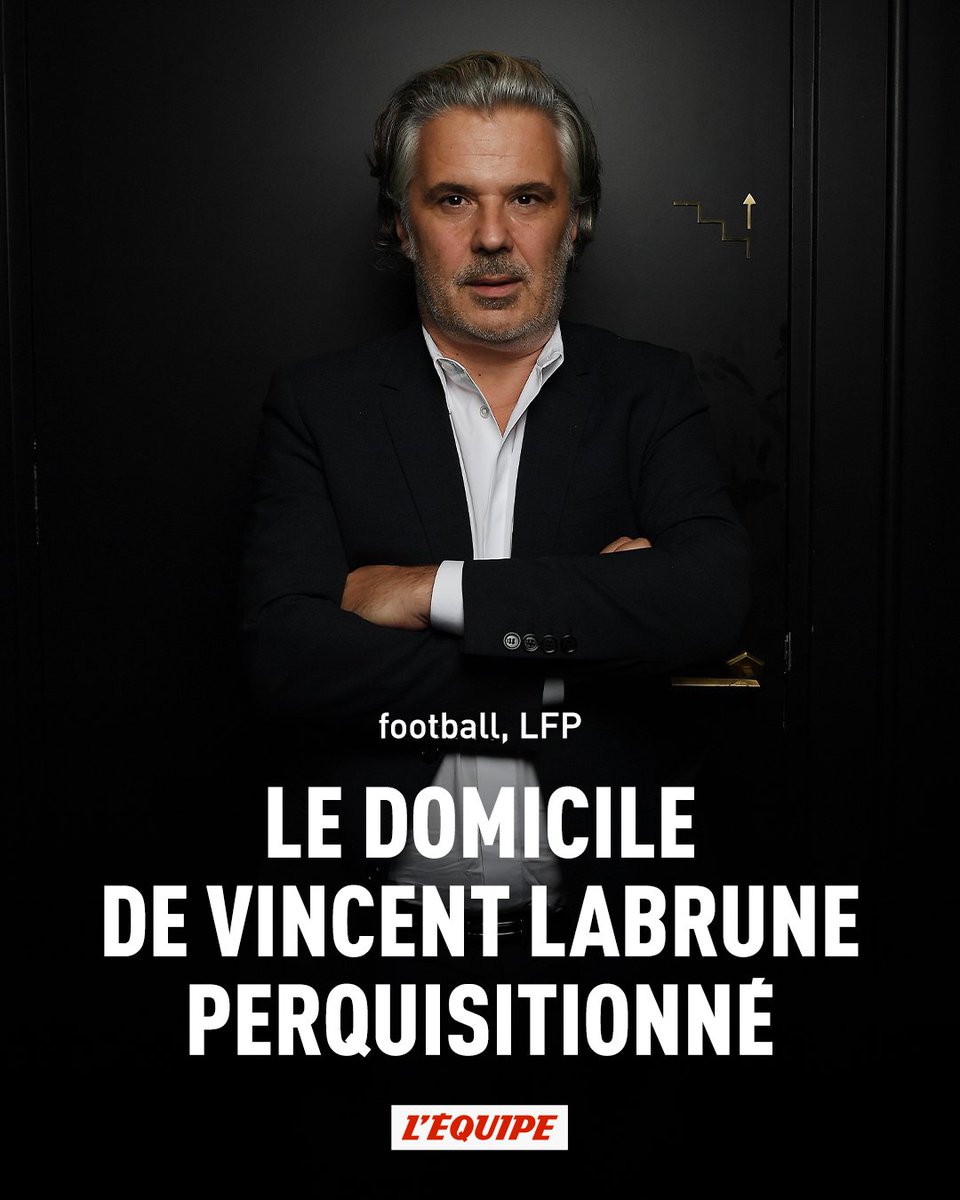 lequipe's tweet photo. Le parquet national financier (PNF) a lancé une perquisition ce mardi matin à la LFP, dans l'enquête ouverte après une plainte de l'association anticorruption « AC !! », qui porte notamment sur les conditions du deal noué avec CVC. Une perquisition est également en cours au domicile de Vincent Labrune, le président de la ligue https://t.co/Ozukx615ho