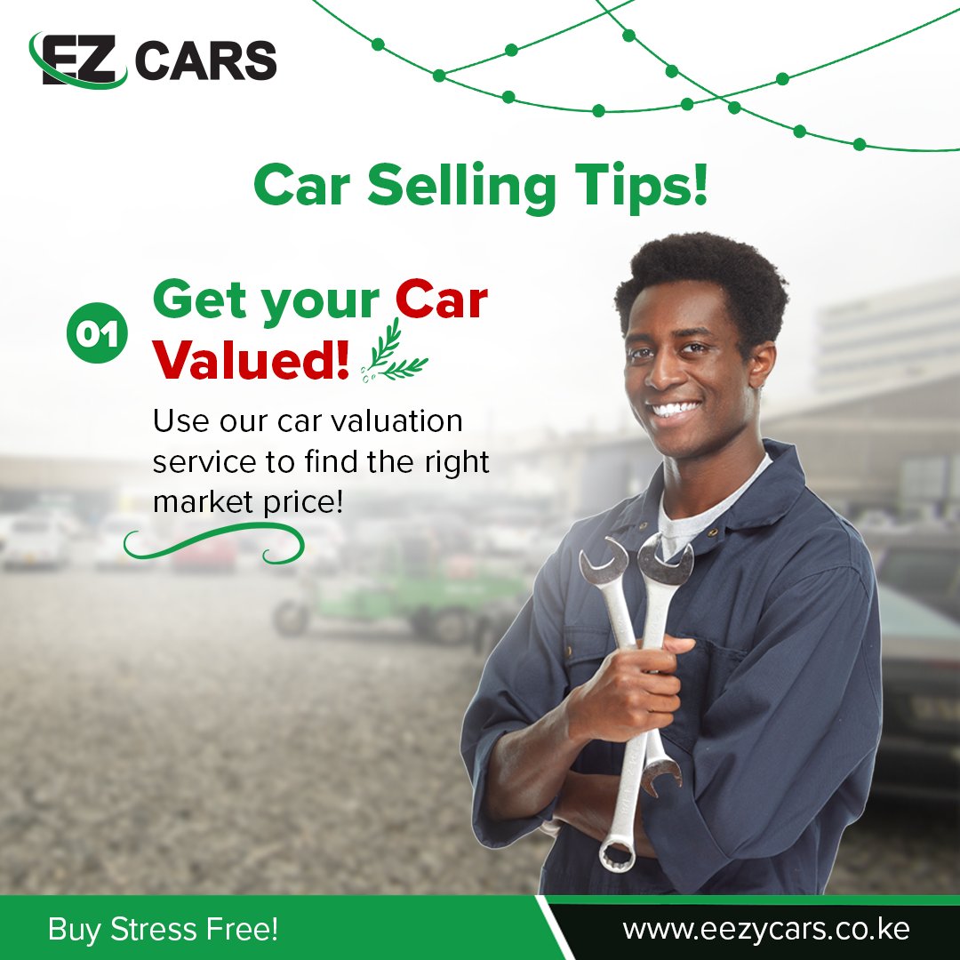 EezyCars's tweet photo. Looking to sell your car? Get the best market value and a great return with our expert valuation service. Value your vehicle with us today!
Talk to us today: 0709 335 005.
https://t.co/1Bq1A27udt
#EezyCars #MakeItEezy https://t.co/wBNGKljC0p