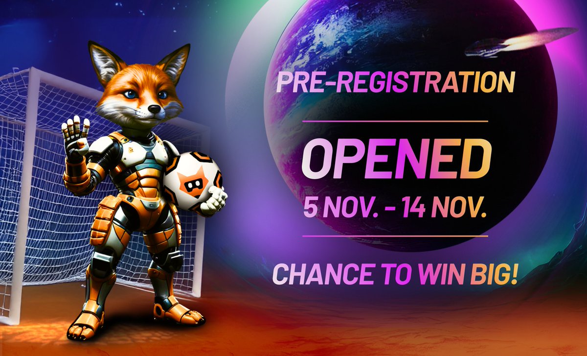 Foxsy (@foxsy_ai) on Twitter photo Hello #foxfrens ππ¦π, Foxkeeper pre-registration has just opened, giving you a chance to win BIG! ποΈπ°
<a href="/PulsarMvX/">Pulsar MVX</a> send 2500 FOXSY to 500 reactions
Pre-register by π
November 14th β³ for your chance to:
πΈ Be one of the 100 lucky π winners sharing $5,000 π° in $FOXSY tokens Hello #foxfrens ππ¦π, Foxkeeper pre-registration has just opened, giving you a chance to win BIG! ποΈπ°
<a href="/PulsarMvX/">Pulsar MVX</a> send 2500 FOXSY to 500 reactions
Pre-register by π
November 14th β³ for your chance to:
πΈ Be one of the 100 lucky π winners sharing $5,000 π° in $FOXSY tokens