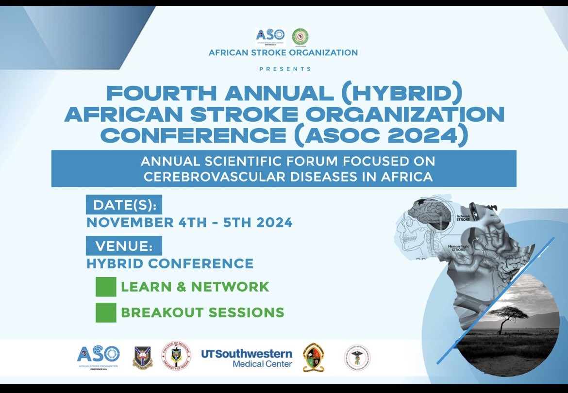OheneNanaBoakye's tweet photo. Honored to present at the African Stroke Conference 2024! @AfricanStroke 

Sharing our findings on non-traditional risk factors impacting stroke mortality in Zambia was an amazing experience. Excited about the commitment to advancing stroke care in Africa #ASOC2024 #neurotwitter https://t.co/VAuRtEbAhr