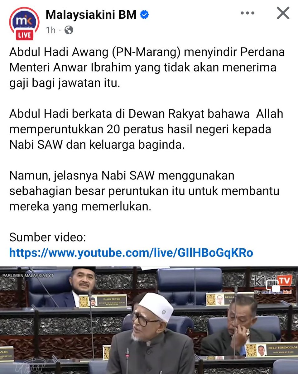 mypolitiko's tweet photo. Kita hidup pada zaman dimana "keponteng" tanpa malu dan segan menyindir orang yang rajin bekerja hanya kerana orang rajin itu tidak ambil gaji😅 https://t.co/O1kDxtPTfg