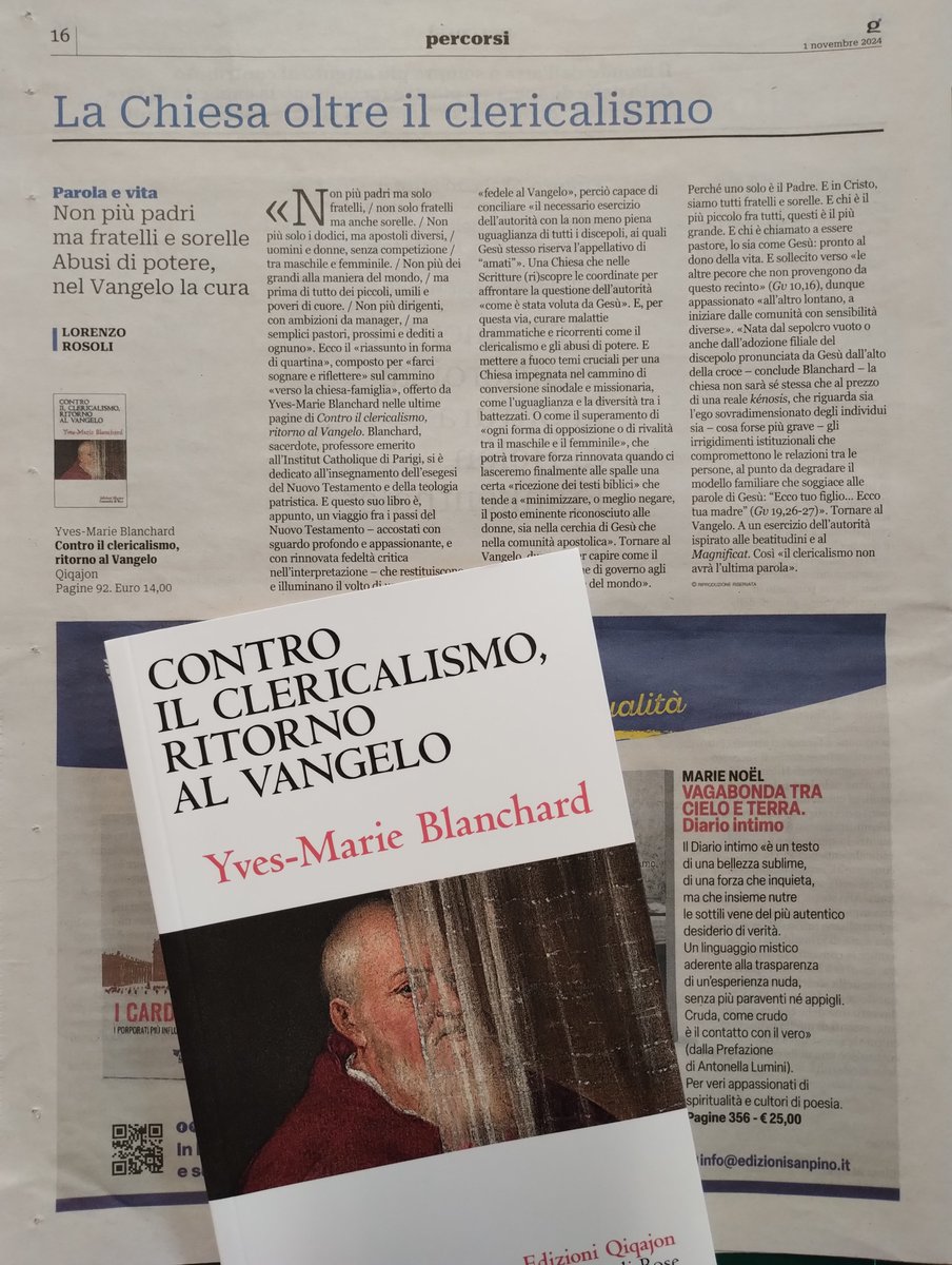 EdizioniQiqajon's tweet image. Sulla nuova rivista #Gutenberg di @Avvenire_Nei la recensione di Lorenzo Rosoli a una delle nostre ultime novità.
#recensione #libri