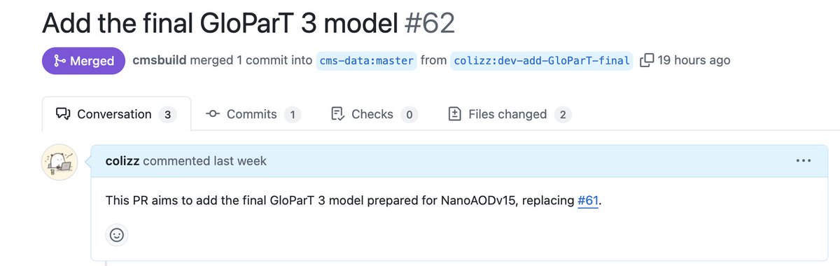 congqiao_li's tweet photo. This marks a milestone in our 3 years of research: a general-purpose jet tagger and mass regression model is now part of CMS. We call it the Global Particle Transformer (GloParT).
Please guide us deeper into SM and, if fortune favours, present us with new physics.🙏 https://t.co/QIGVtBrTS9
