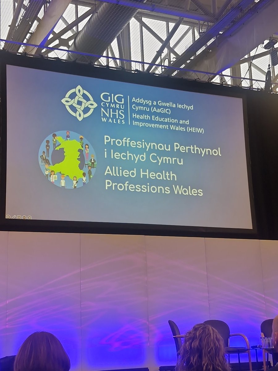 Looking forward to the AHP Wales conference to learn more about the wide range of services AHPs provide across Wales #AHPFutureFocus