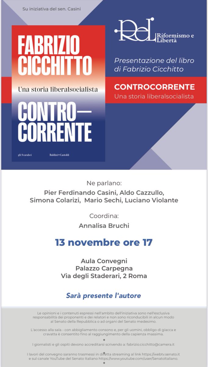 Mercoledì 13 novembre presento il mio nuovo libro in cui cerco di affrontare da una prospettiva diversa molti aspetti politici e sociali del nostro paese