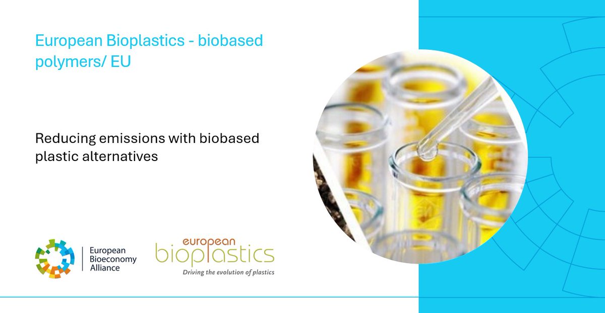 EUBioeconomy's tweet image. #Bioplastics are driving #sustainability and #economicgrowth in Europe, aligning with the ambitious goals of the #EuropeanGreenDeal.

✅ creating more #jobs
✅ reducing #landfillwaste

🔗 bit.ly/4er0gSw

@EUBioplastics