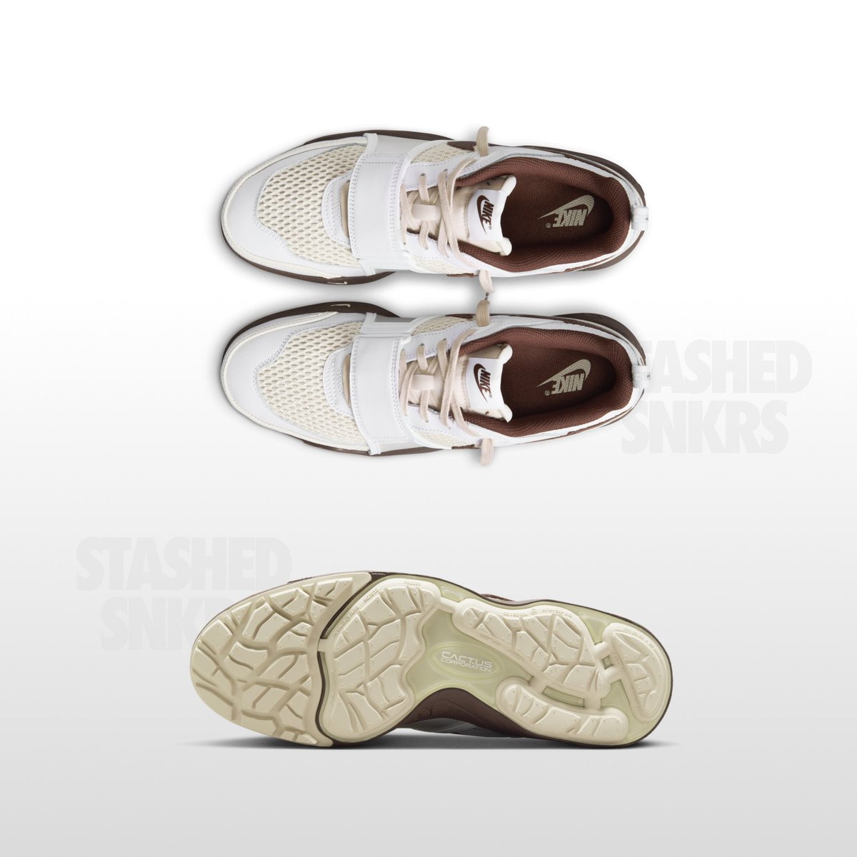 StashedSNKRS's tweet photo. Official images just loaded 🌵

The Travis Scott x Nike Zoom Field Jaxx ‘Light Chocolate’ is releasing this Holiday season for 170€.

Will you try to cop them? 🤔 https://t.co/10vwf2vFeI