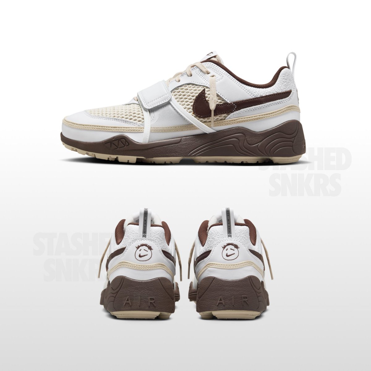 StashedSNKRS's tweet photo. Official images just loaded 🌵

The Travis Scott x Nike Zoom Field Jaxx ‘Light Chocolate’ is releasing this Holiday season for 170€.

Will you try to cop them? 🤔 https://t.co/10vwf2vFeI