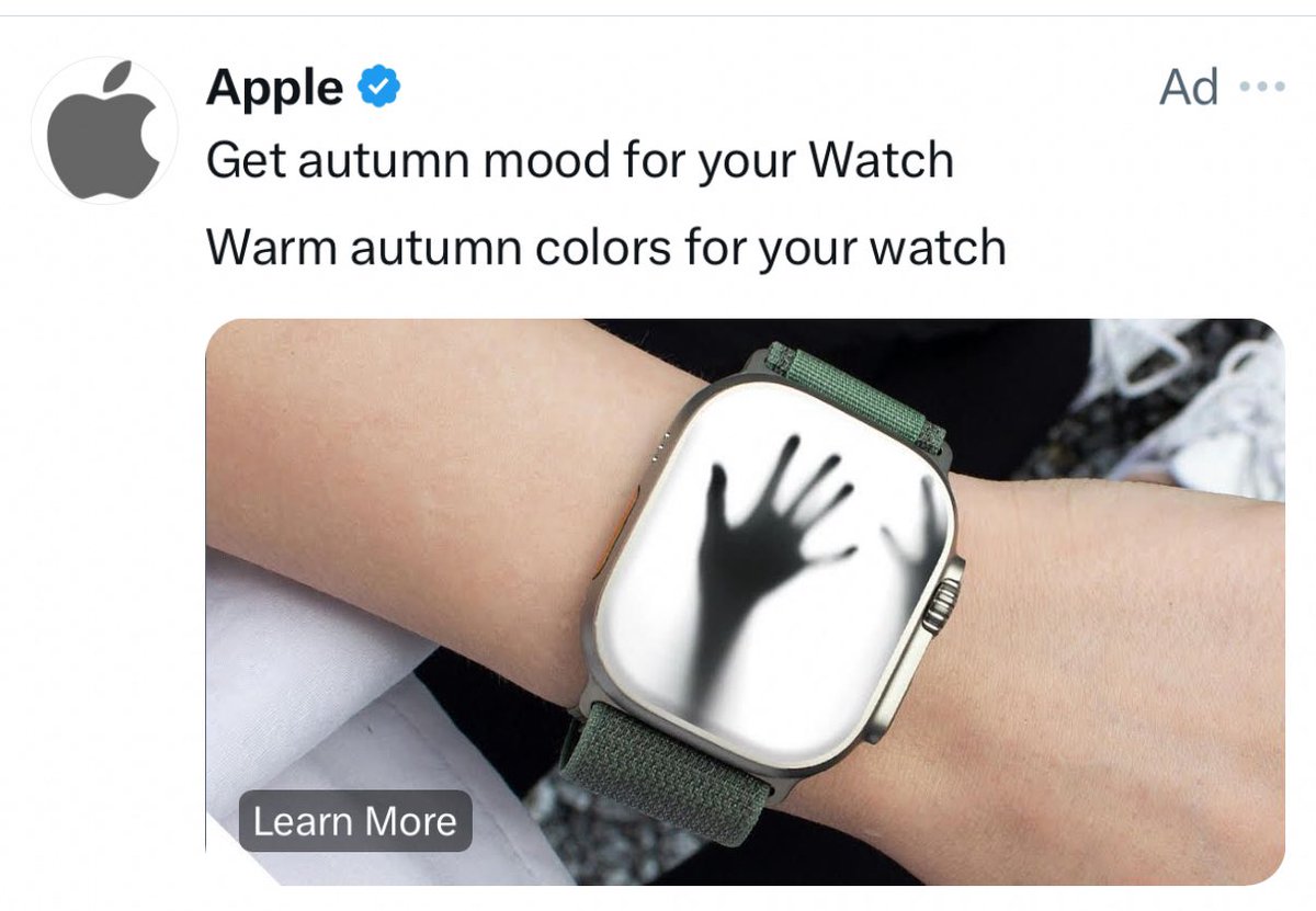 Oh so we’re just flat out letting advertisers pretend to be other brands now? Cool.
