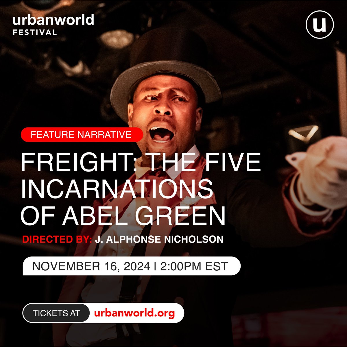 Tickets available now!! #FREIGHT world premiere <a href="/urbanworldff/">Urbanworld Film Festival</a> NOV 16th at 2pm in New York City! Click the link for details and tickets! Hope to see you there. urbanworld.org/film-schedule/