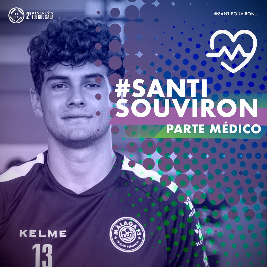 MalagaFS's tweet photo. ❗️ Parte médico ❗️

👉🏻 @Santisouviron_ sufre una rotura del ligamento cruzado anterior con afectación en ambos meniscos de su rodilla derecha. En los próximos días será intervenido quirúrgicamente e iniciará el proceso de recuperación.

¡Mucho ánimo, crack! ¡Estamos contigo! ❤️‍🩹💪🏻 https://t.co/kxRIdEG87H