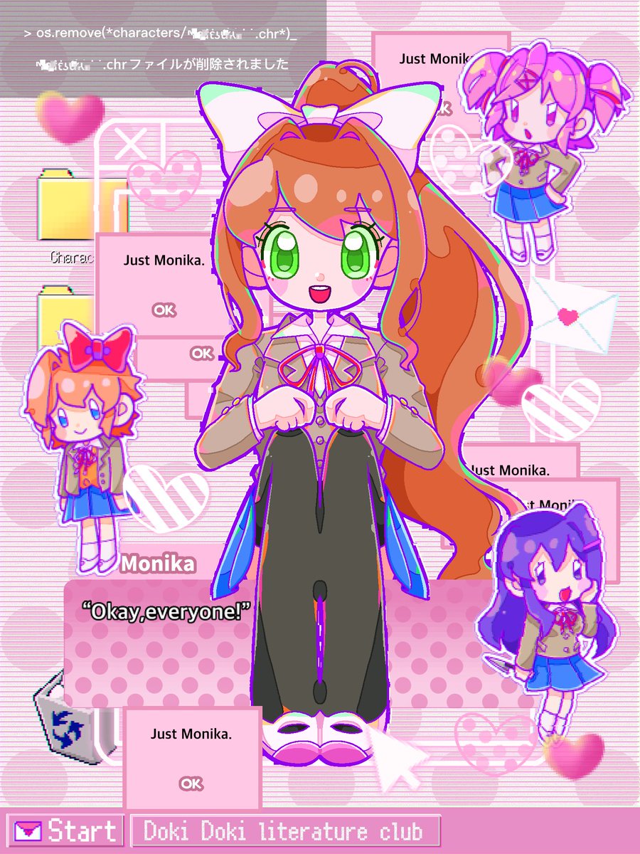 Kata__Anlis's tweet photo. Just Monika.
#DDLC #DokiDokiLiteratureClub https://t.co/sIbUoig7tM