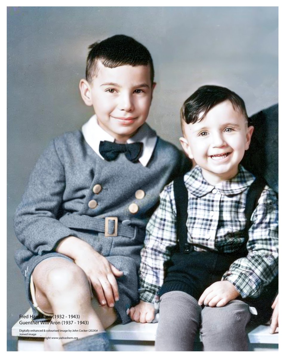 On this day in 1943, a 6 year old German Jewish boy arrived at Auschwitz, from Riga, with his mother and 11 year old brother. They were murdered in the gas chamber after selection. His name was Günther Willi Aron

Please support <a href="/AuschwitzMuseum/">Auschwitz Memorial</a> reach 2m followers