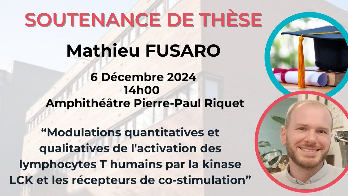Infinity Toulouse (@infinitytls) on Twitter photo Nous avons le plaisir  d'annoncer la soutenance de thèse de notre étudiant 👉Mathieu Fusaro qui  aura lieu le 06.12.2024 à 14h00, amphithéâtre Pierre-Paul Riquet. Nous vous invitons à venir découvrir ses travaux de thèse (détail dans l'annonce ci-jointe).  Venez le soutenir !🙂 Nous avons le plaisir  d'annoncer la soutenance de thèse de notre étudiant 👉Mathieu Fusaro qui  aura lieu le 06.12.2024 à 14h00, amphithéâtre Pierre-Paul Riquet. Nous vous invitons à venir découvrir ses travaux de thèse (détail dans l'annonce ci-jointe).  Venez le soutenir !🙂