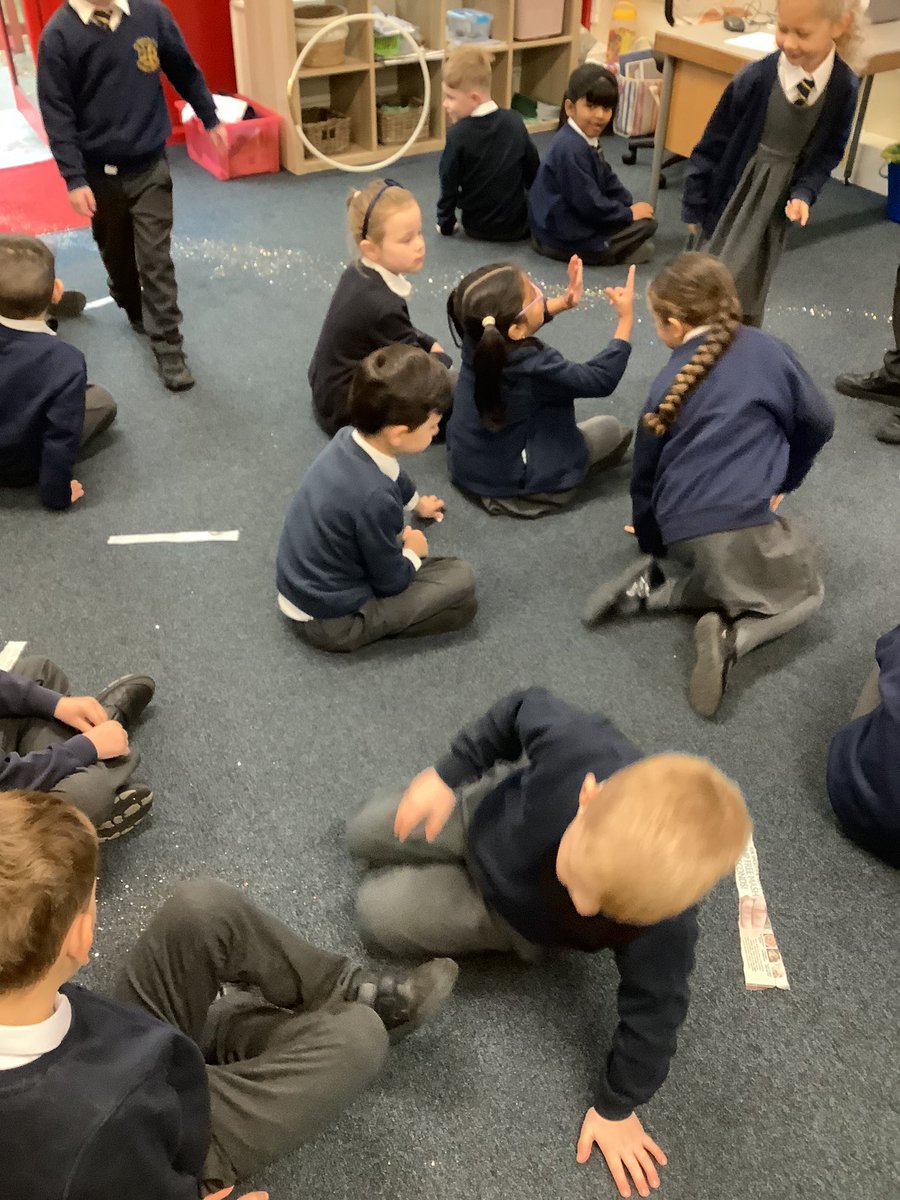 Chaos in the classroom this morning!