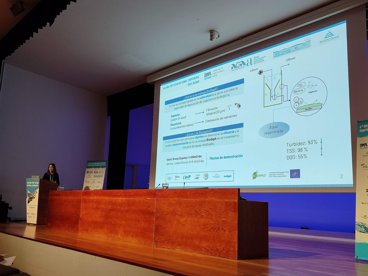 LIFE BIODAPH2O (@life_biodaph2o) on Twitter photo ๐ On October 29th, Rosa Rafecas, R&D&I Technician at Soriguรฉ, presented the #LifeBIODAPH2O project at the 4th National Conference <a href="/YWP_Spain/">YWP Spanish Chapter</a> ๐ง held in Bilbao from October 29th to 31st.
#LIFEproject #LifeBIODAPH2O #CircularEconomy #WaterReuse #daphnia #YoungWaterProfessionals ๐ On October 29th, Rosa Rafecas, R&D&I Technician at Soriguรฉ, presented the #LifeBIODAPH2O project at the 4th National Conference <a href="/YWP_Spain/">YWP Spanish Chapter</a> ๐ง held in Bilbao from October 29th to 31st.
#LIFEproject #LifeBIODAPH2O #CircularEconomy #WaterReuse #daphnia #YoungWaterProfessionals