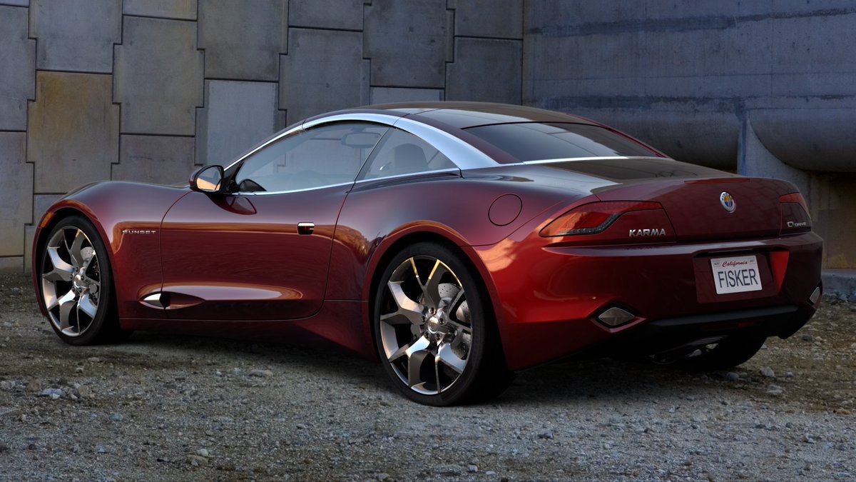 ObscureSupercar's tweet image. ...another ill-fated #Fisker Karma derivative was the Sunset, a shortened, 2-door convertible unveiled in 2009.

Like the Surf, production plans were halted in favour of 2012's Atlantic, a slightly smaller saloon. None of the 3 models would see production.

📸 Fisker / WheelsAge