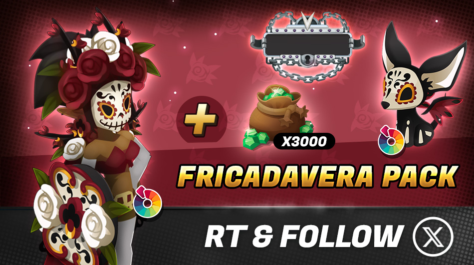 🌹 Flowers, stylish tattoos, and a pet brimming with charisma... the Fricadavera Pack is absolutely to die for! RT+Follow for a chance to win one!

Starting today, with your next real-money purchase, you’ll receive the F4N-T.0M pet to complete your Replicant set! 🧩

🔗