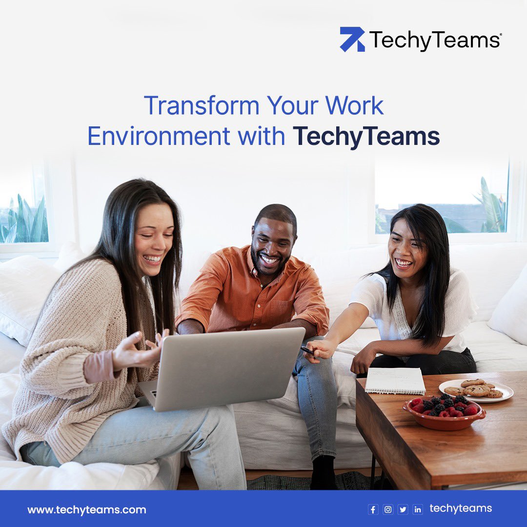 Techyteams's tweet image. Upgrade your team&apos;s efficiency with Techyteams. The future of work is here

Sign up at techyteams.com

#techyteams 
#techy 
#remotework