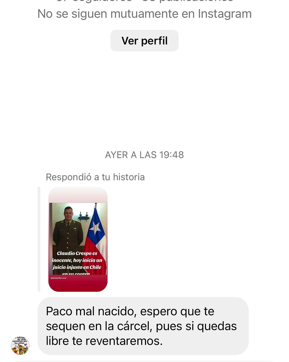 Gene F. Llerena (@gene_llerena) on Twitter photo Este MOJÓN izquierdista, zurdo revolucionario de cuneta, coprolito de fluidos de torcido origen, amenazó al comandante <a href="/ClaudioCrespoG/">CLAUDIO CRESPO</a> cual juez dredd y/o vengador anónimo dice q lo va a "reventar"... JUAN CARLOS BASCUÑAN SILVA se llama, ¿con q pretenderá cumplir su amenaza?🤔 Este MOJÓN izquierdista, zurdo revolucionario de cuneta, coprolito de fluidos de torcido origen, amenazó al comandante <a href="/ClaudioCrespoG/">CLAUDIO CRESPO</a> cual juez dredd y/o vengador anónimo dice q lo va a "reventar"... JUAN CARLOS BASCUÑAN SILVA se llama, ¿con q pretenderá cumplir su amenaza?🤔